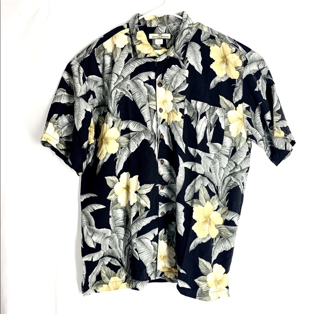Tommy Bahama 100% Silk Mens Floral Pattern size Xl